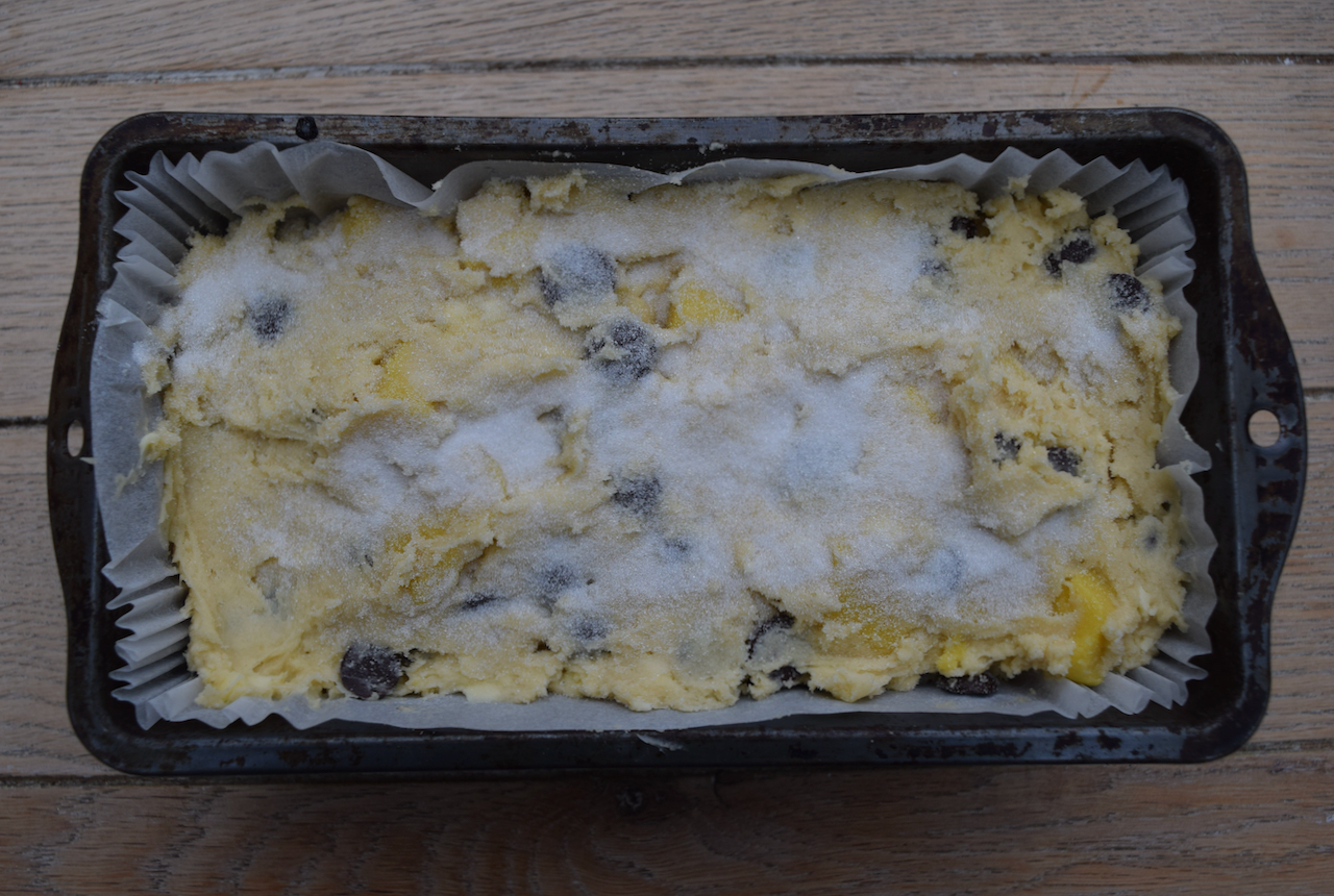 Chocolate Marzipan Scone Loaf from Lucy Loves Food Blog
