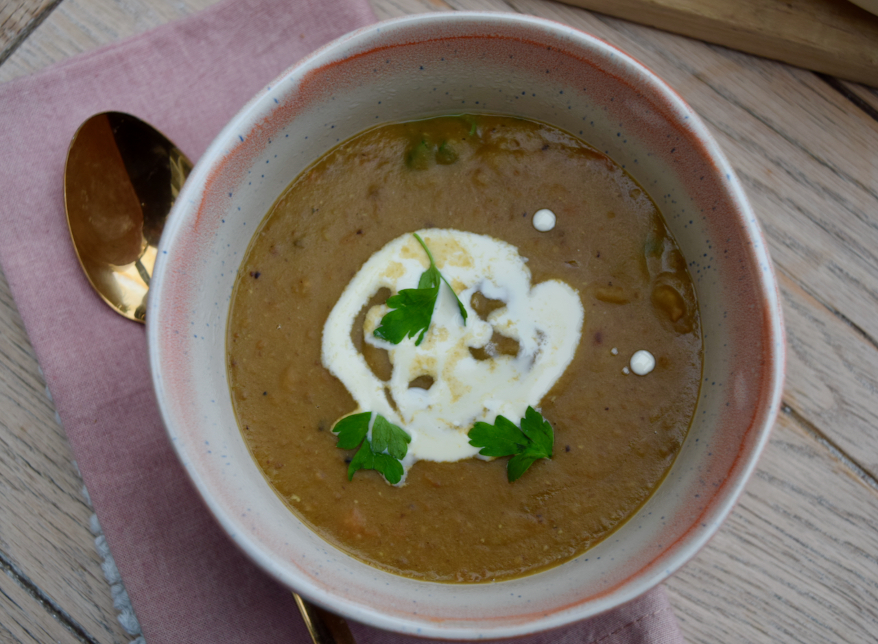 Lentil and Chestnut Soup from Lucy Loves Food Blog