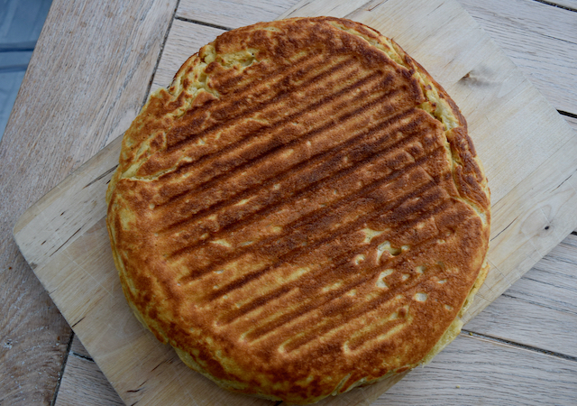 Griddle Pan Waffle recipe from Lucy Loves Food Blog