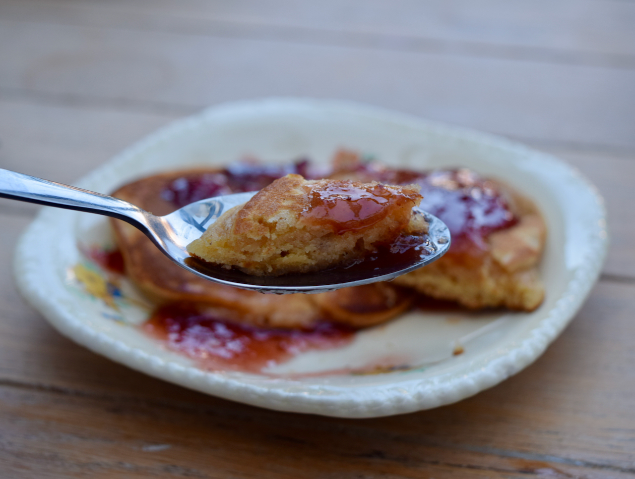 PB and J Pancakes recipe from Lucy Loves Food Blog