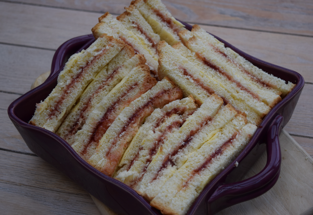 Bread, Jam and Butter Pudding recipe from Lucy Loves Food Blog