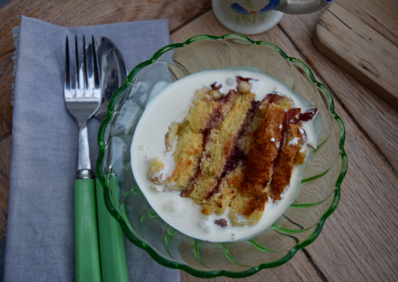 Bread, Jam and Butter Pudding recipe from Lucy Loves Food Blog