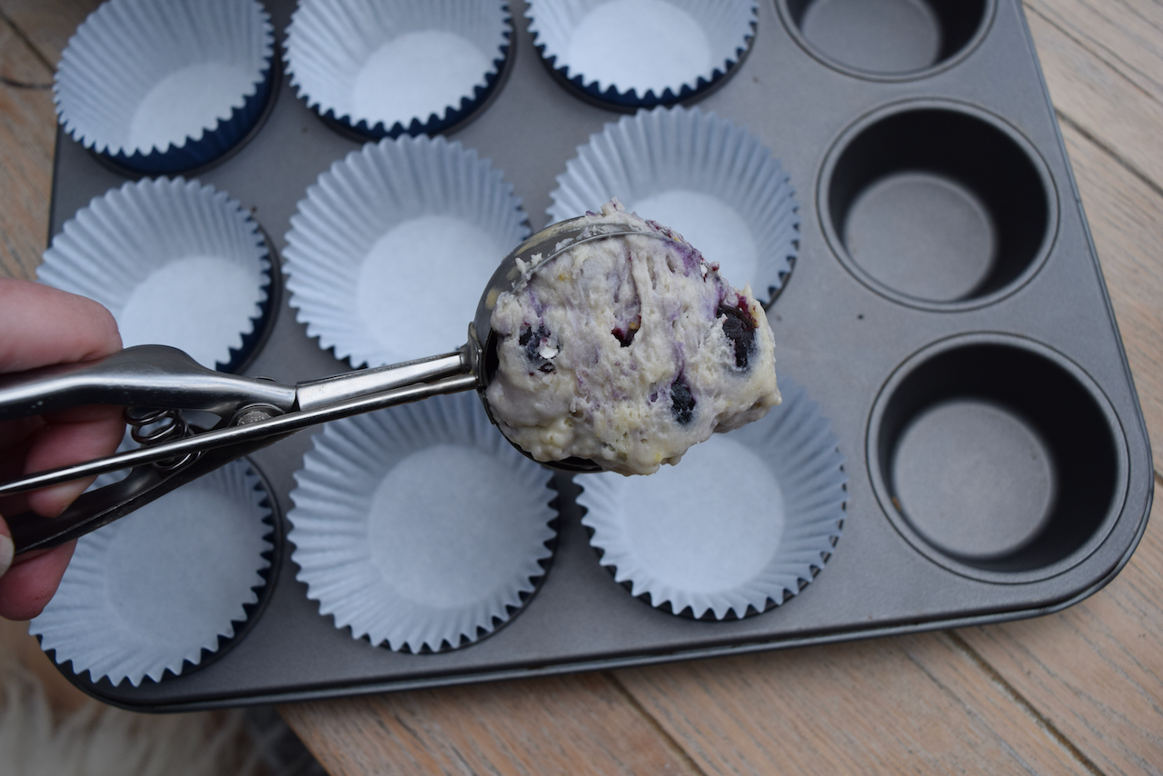 The Best Blueberry Muffins recipe from Lucy Loves Food Blog