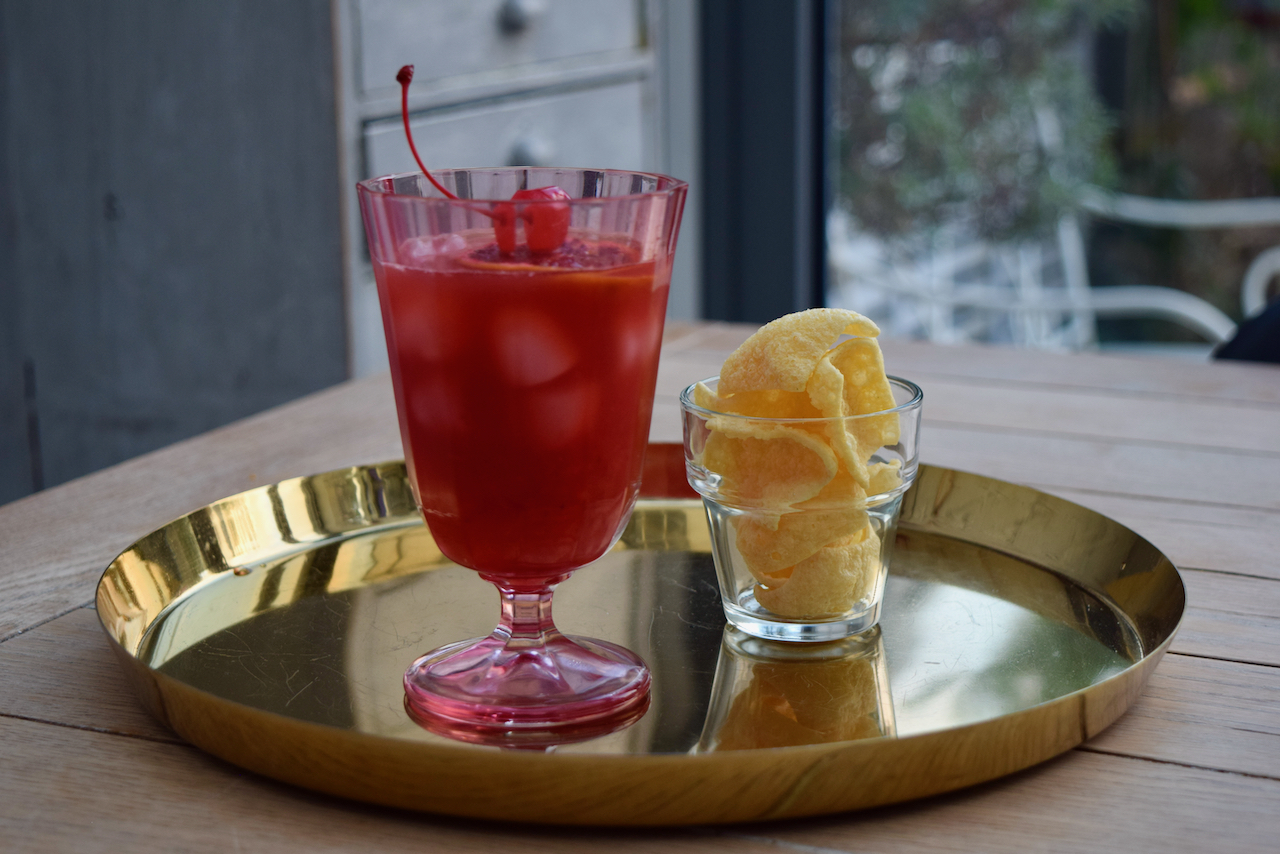 Blood Orange Rum Punch recipe from Lucy Loves Food Blog