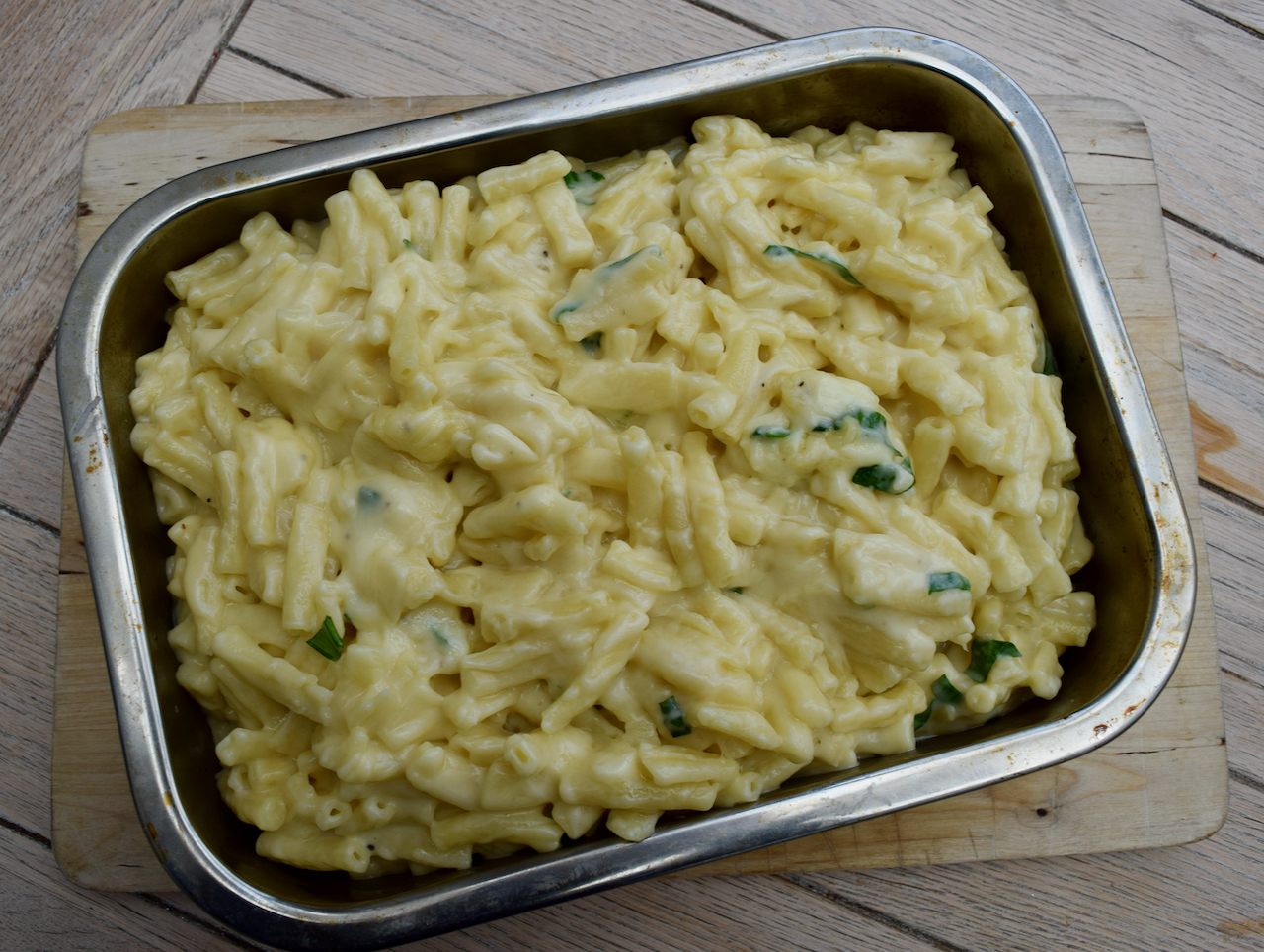 Wild Garlic Mac and Cheese recipe from Lucy Loves Food Blog