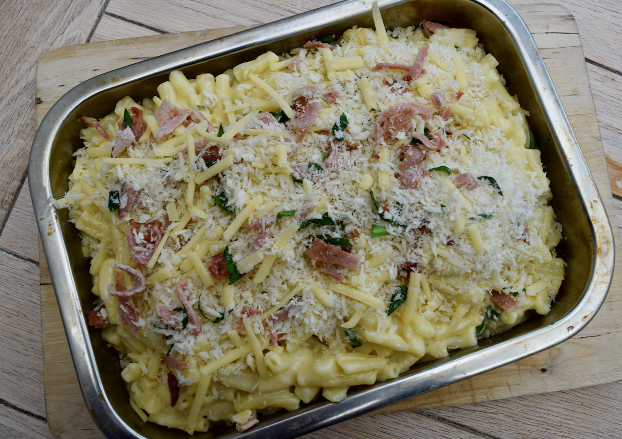 Wild Garlic Mac and Cheese recipe from Lucy Loves Food Blog