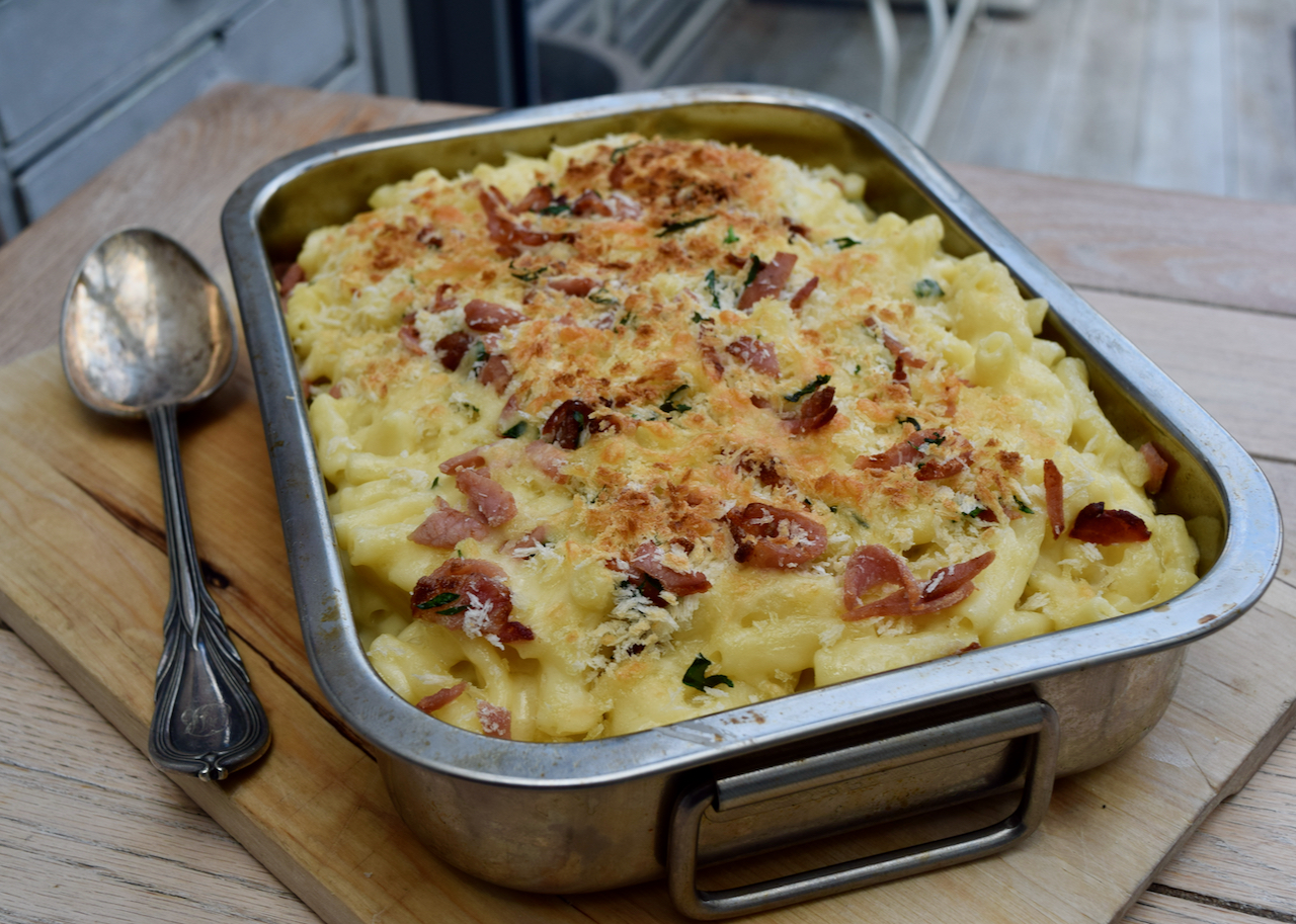 Wild Garlic Mac and Cheese recipe from Lucy Loves Food Blog