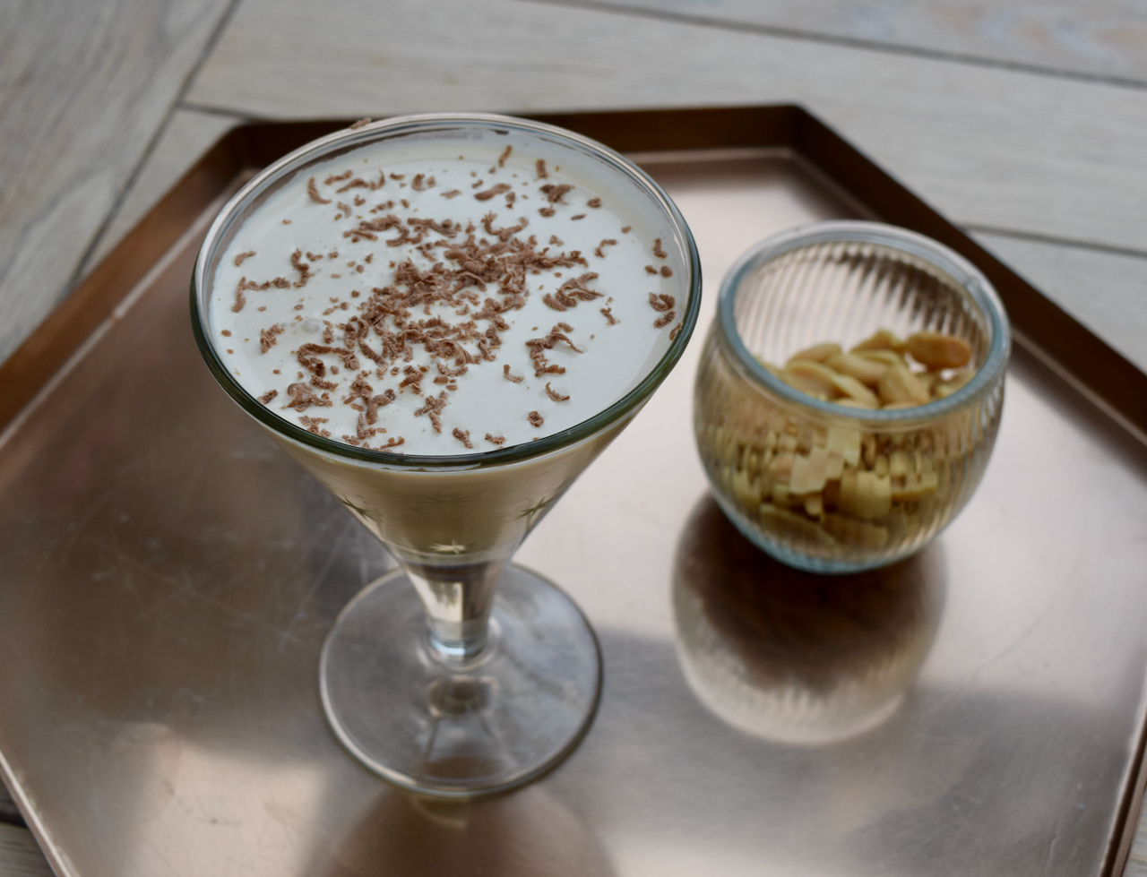 Brandy Alexander cocktail recipe from Lucy Loves Food Blog