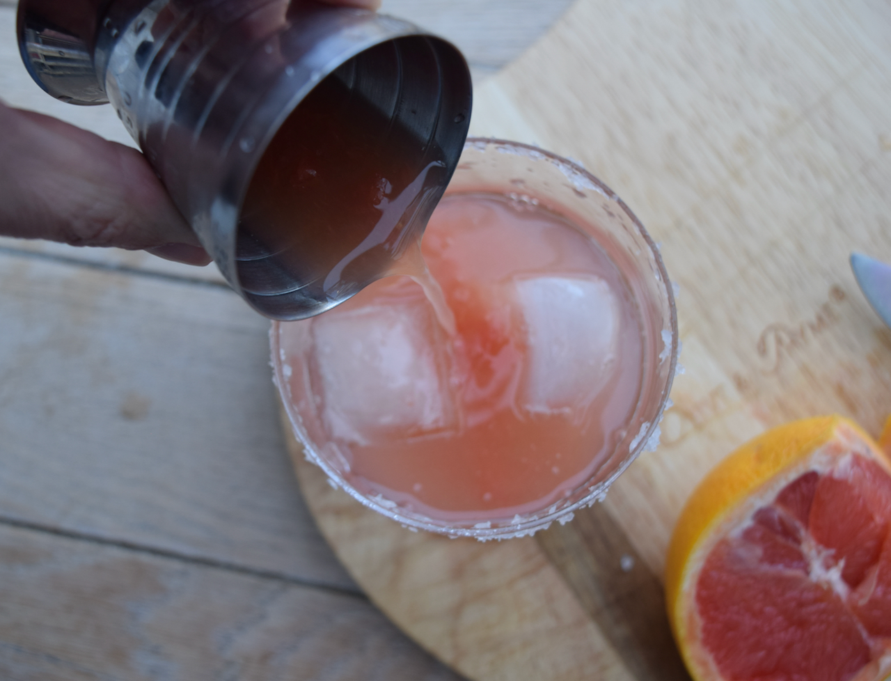 Salty Dog cocktail recipe from Lucy Loves Food Blog