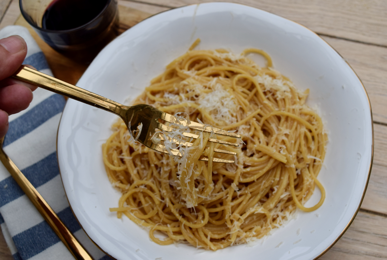 Truffle Marmite Pasta recipe from Lucy Loves Food Blog