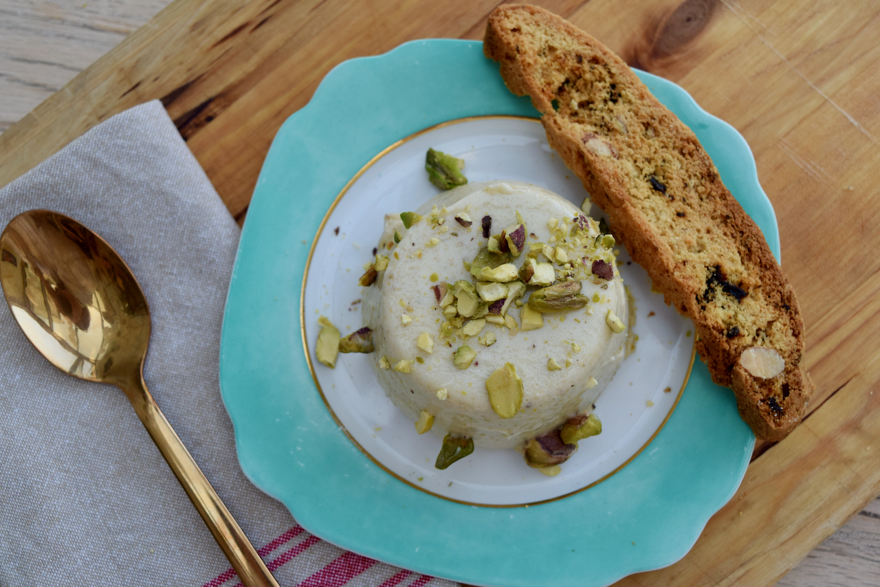 Pistachio Panna Cotta recipe from Lucy Loves Food Blog