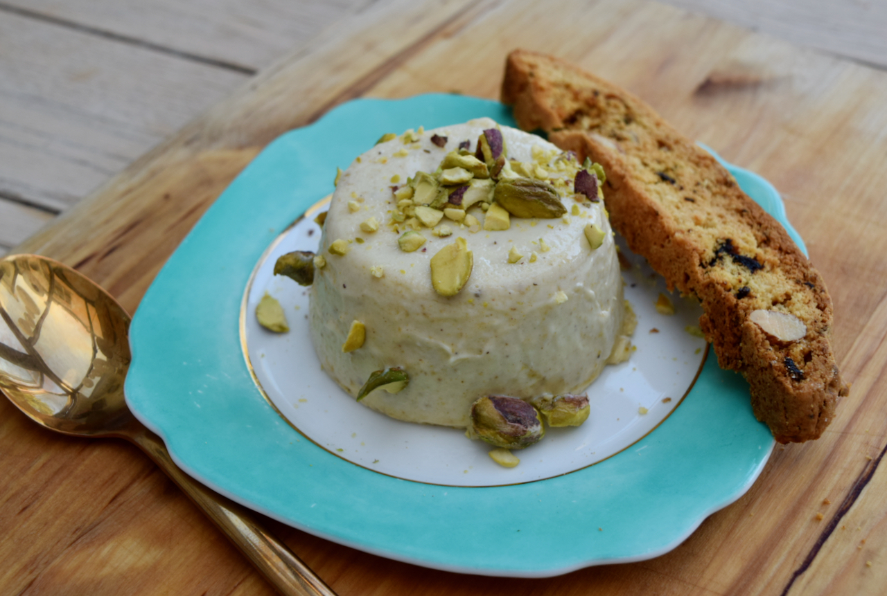 Pistachio Panna Cotta recipe from Lucy Loves Food Blog