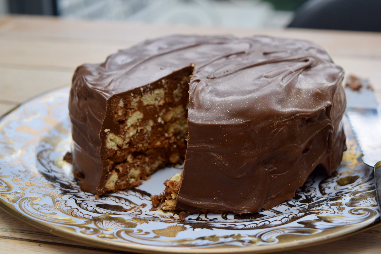 Easy Chocolate Biscuit Cake - Confessions of a Baking Queen