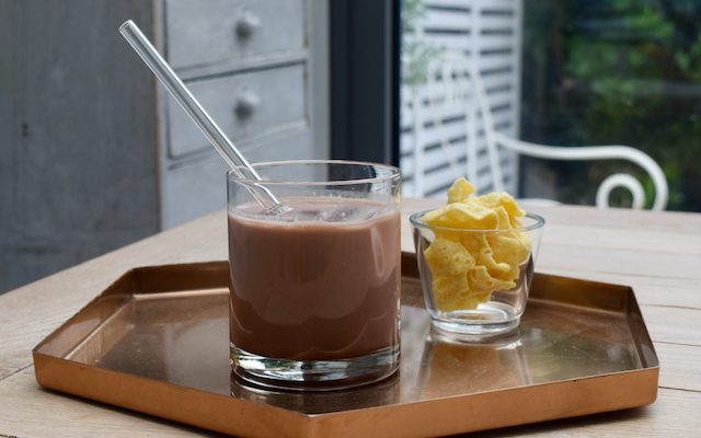 Lumumba with Homemade Chocolate Milk