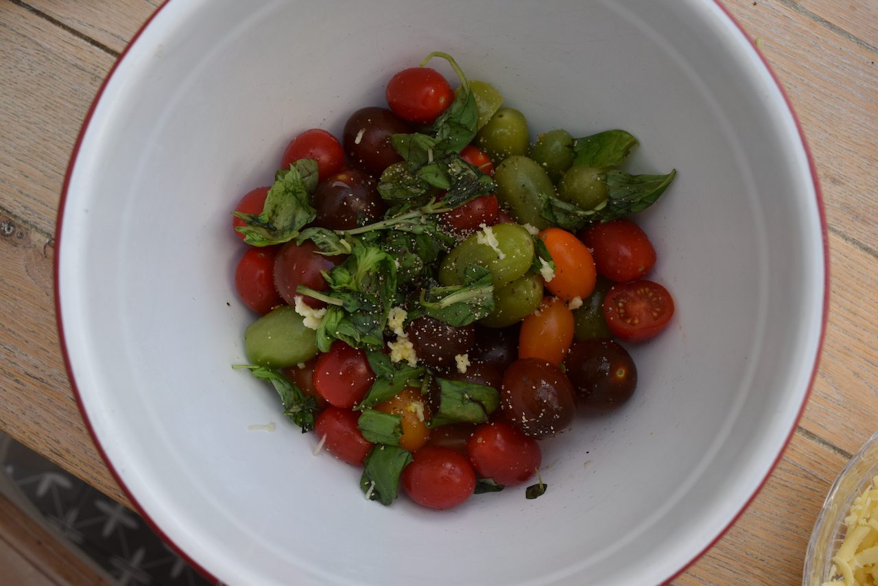 Tomato Cheddar Galette recipe from Lucy Loves Food Blog