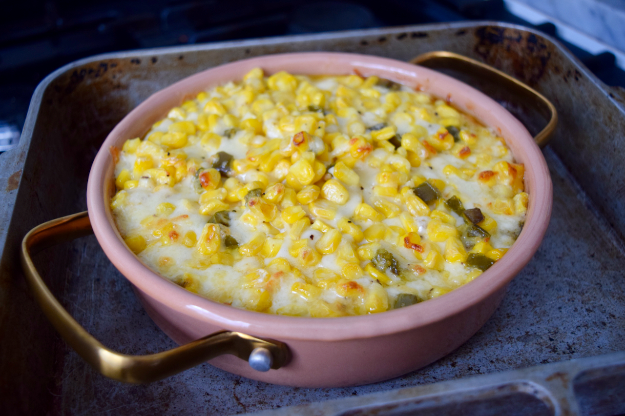 Hot Korean Corn Dip recipe from Lucy Loves Food Blog