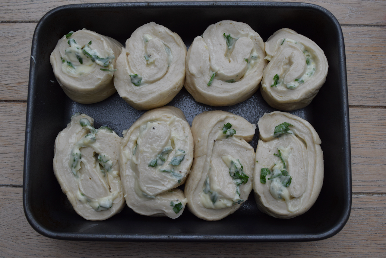 Garlic Butter Rolls recipe from Lucy Loves Food Blog