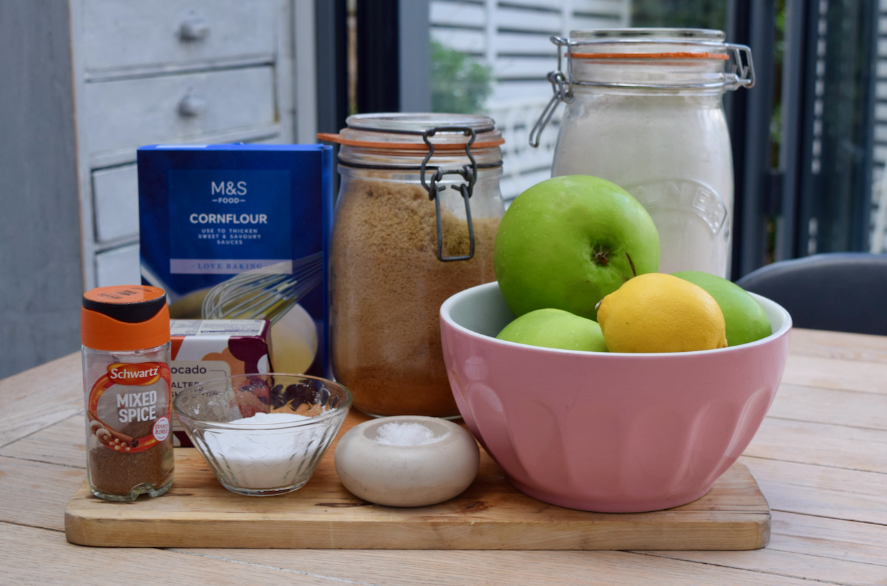 Brown Sugar Apple Shortbread recipe from Lucy Loves Food Blog