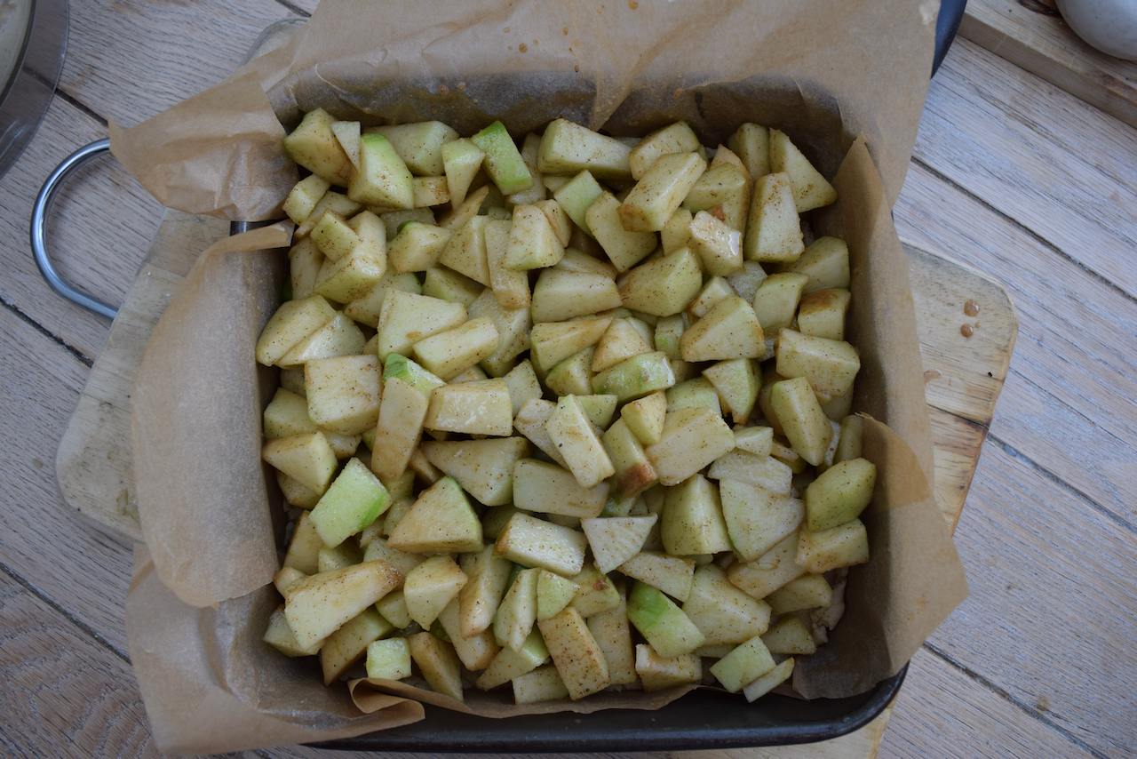 Brown Sugar Apple Shortbread recipe from Lucy Loves Food Blog