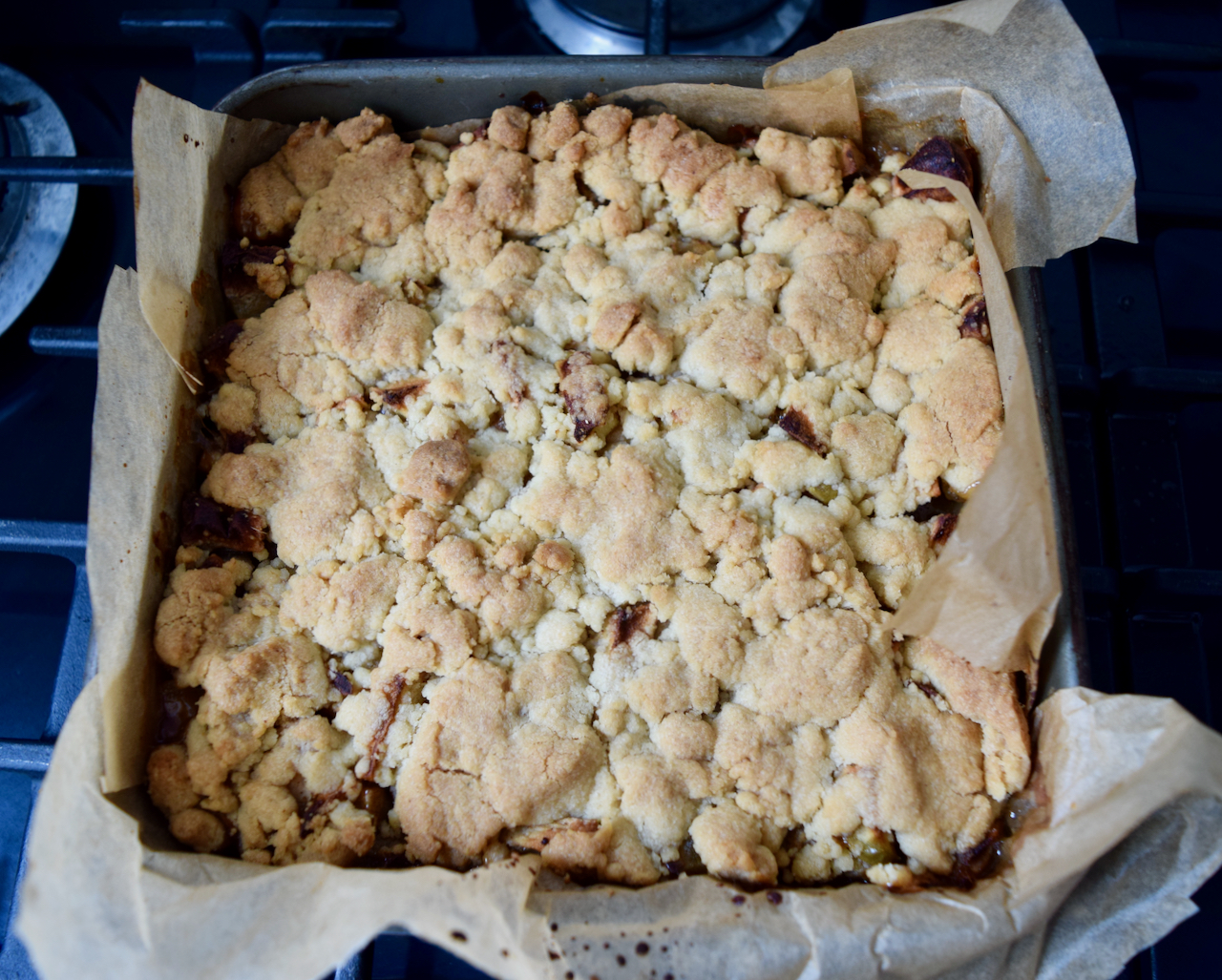 Brown Sugar Apple Shortbread recipe from Lucy Loves Food Blog