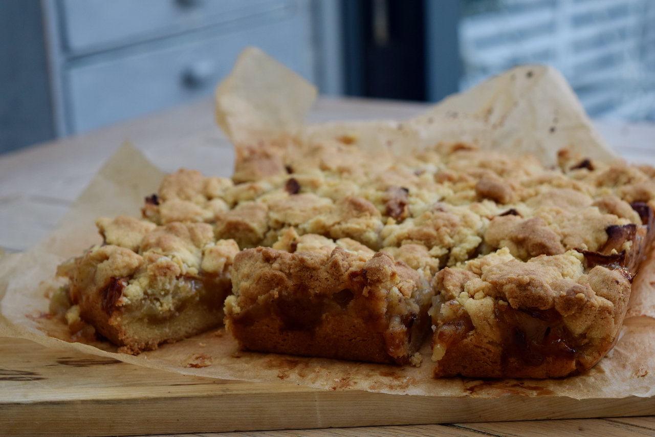 Brown Sugar Apple Shortbread recipe from Lucy Loves Food Blog