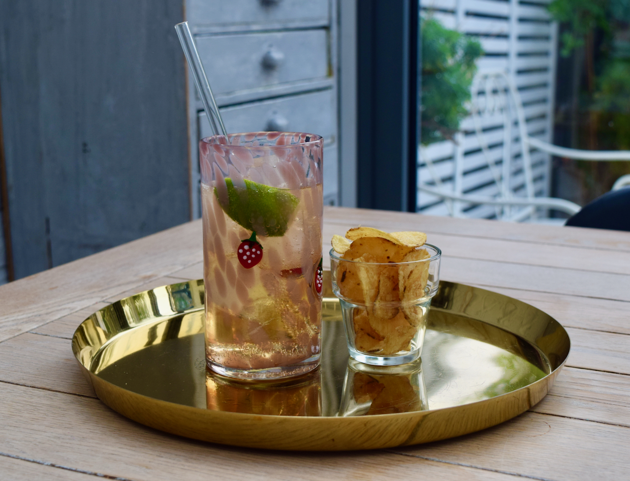 Pink Gin and Ginger recipe from Lucy Loves Food Blog