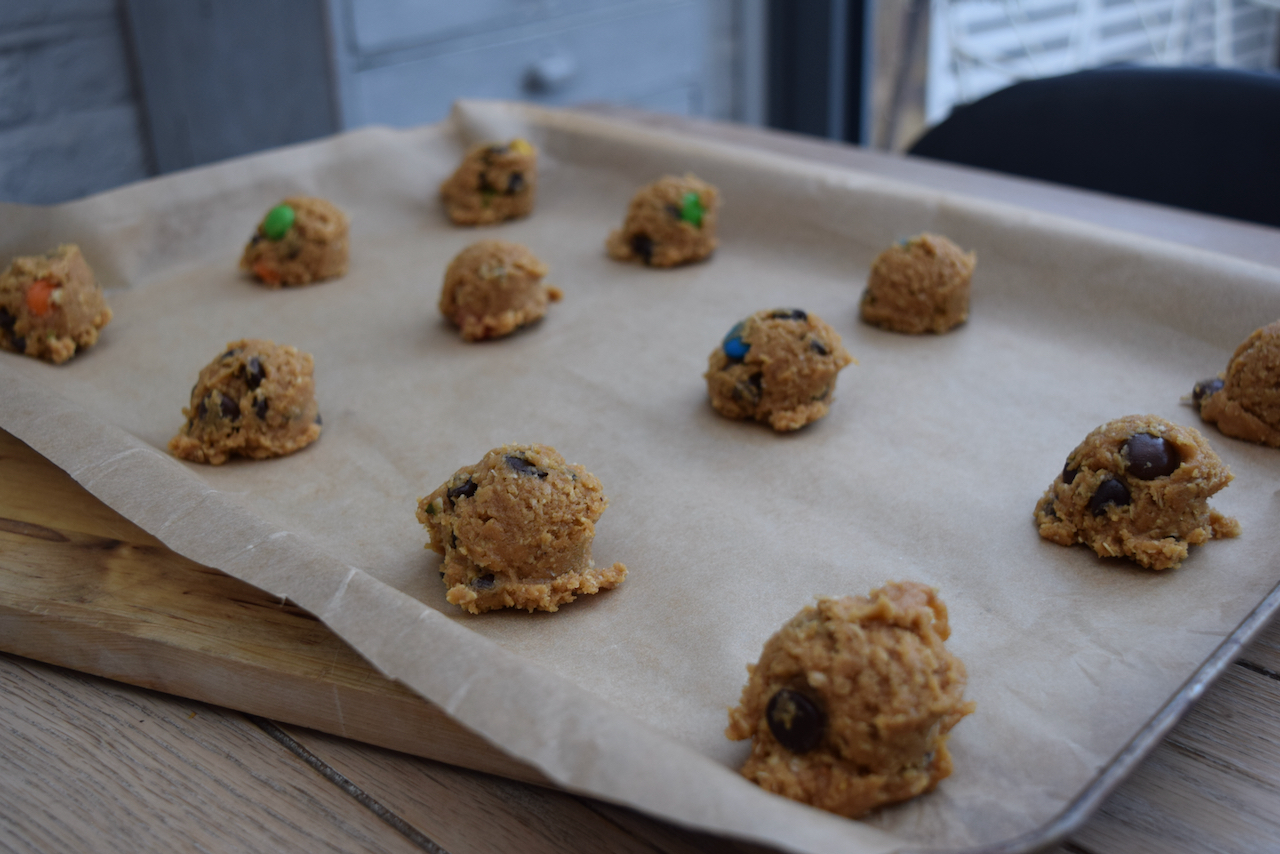 Peanut Butter Monster Cookies recipe from Lucy Loves Food Blog