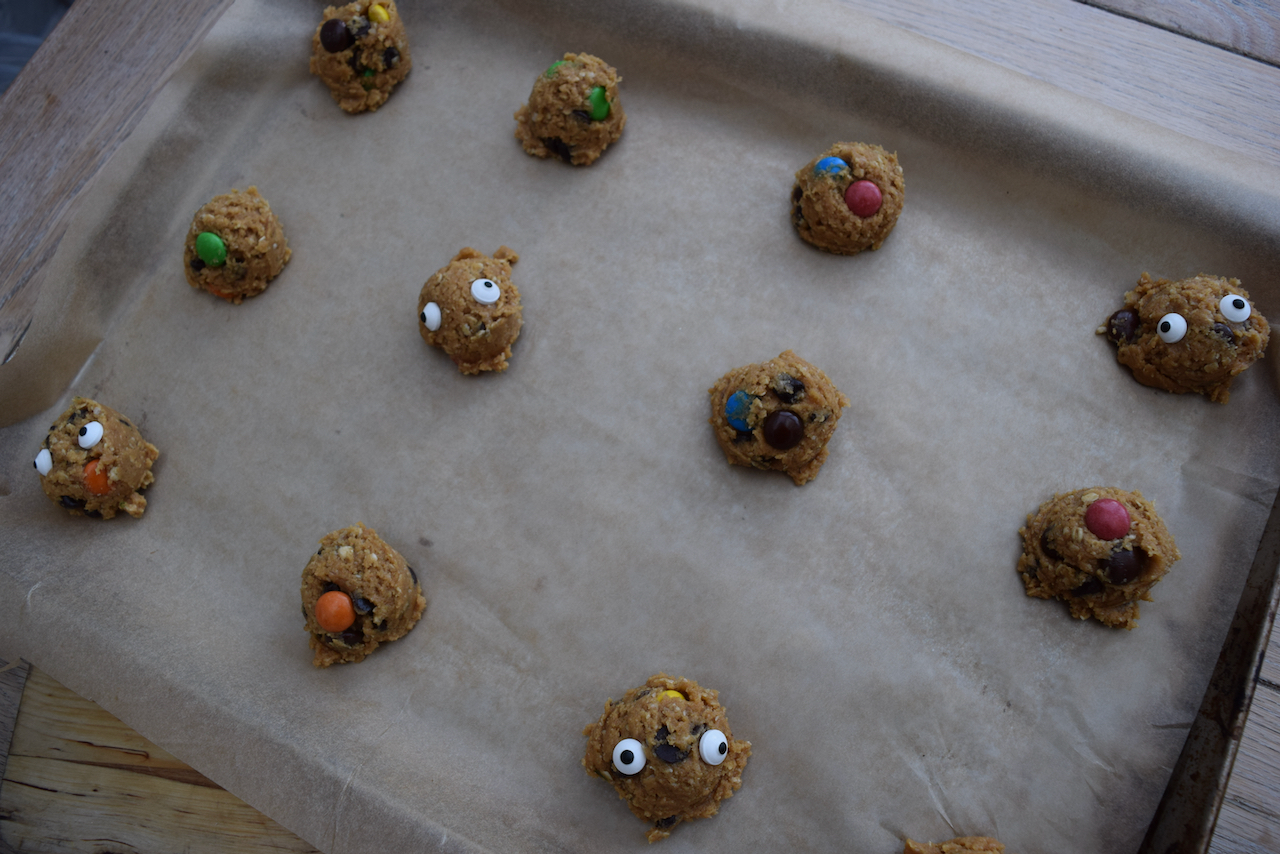 Peanut Butter Monster Cookies recipe from Lucy Loves Food Blog