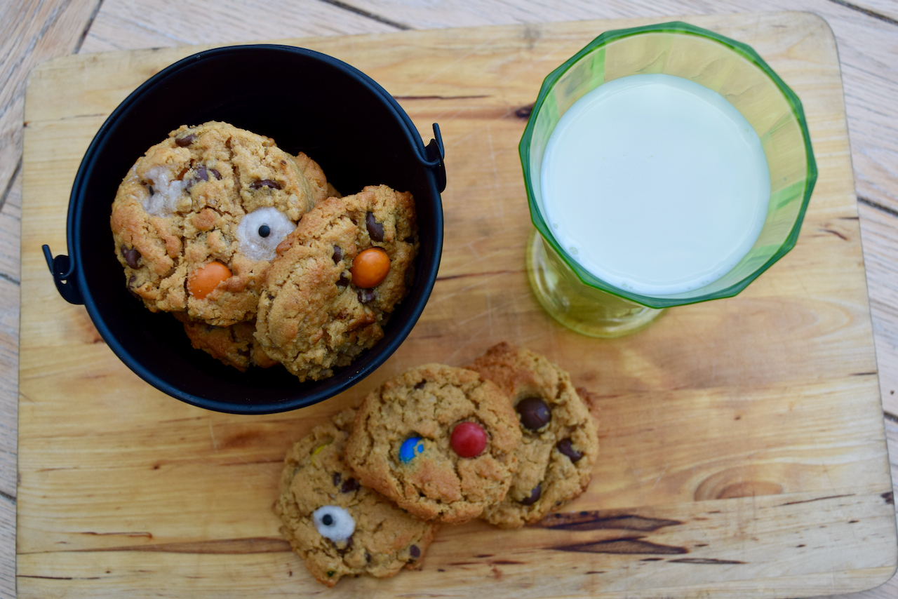 Peanut Butter Monster Cookies recipe from Lucy Loves Food Blog