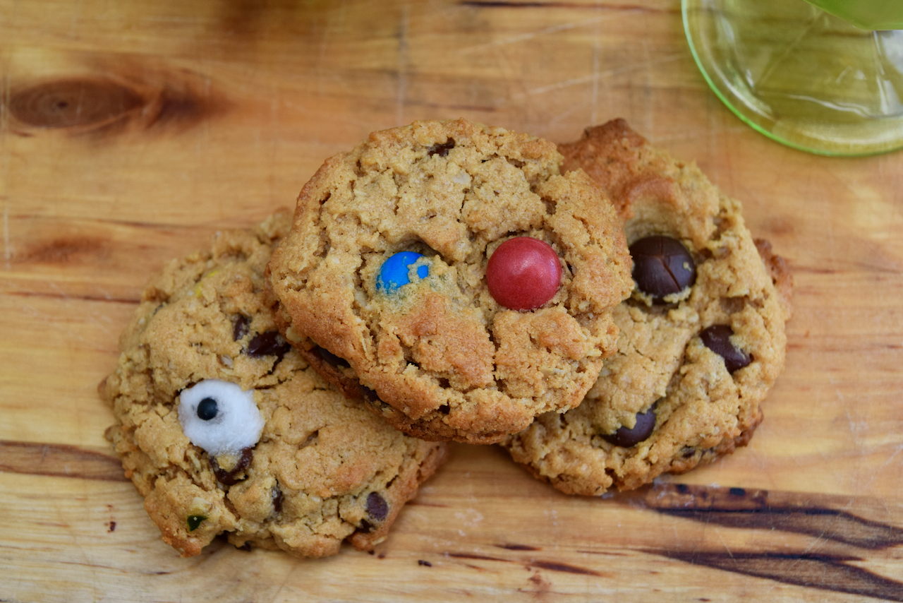 Peanut Butter Monster Cookies recipe from Lucy Loves Food Blog