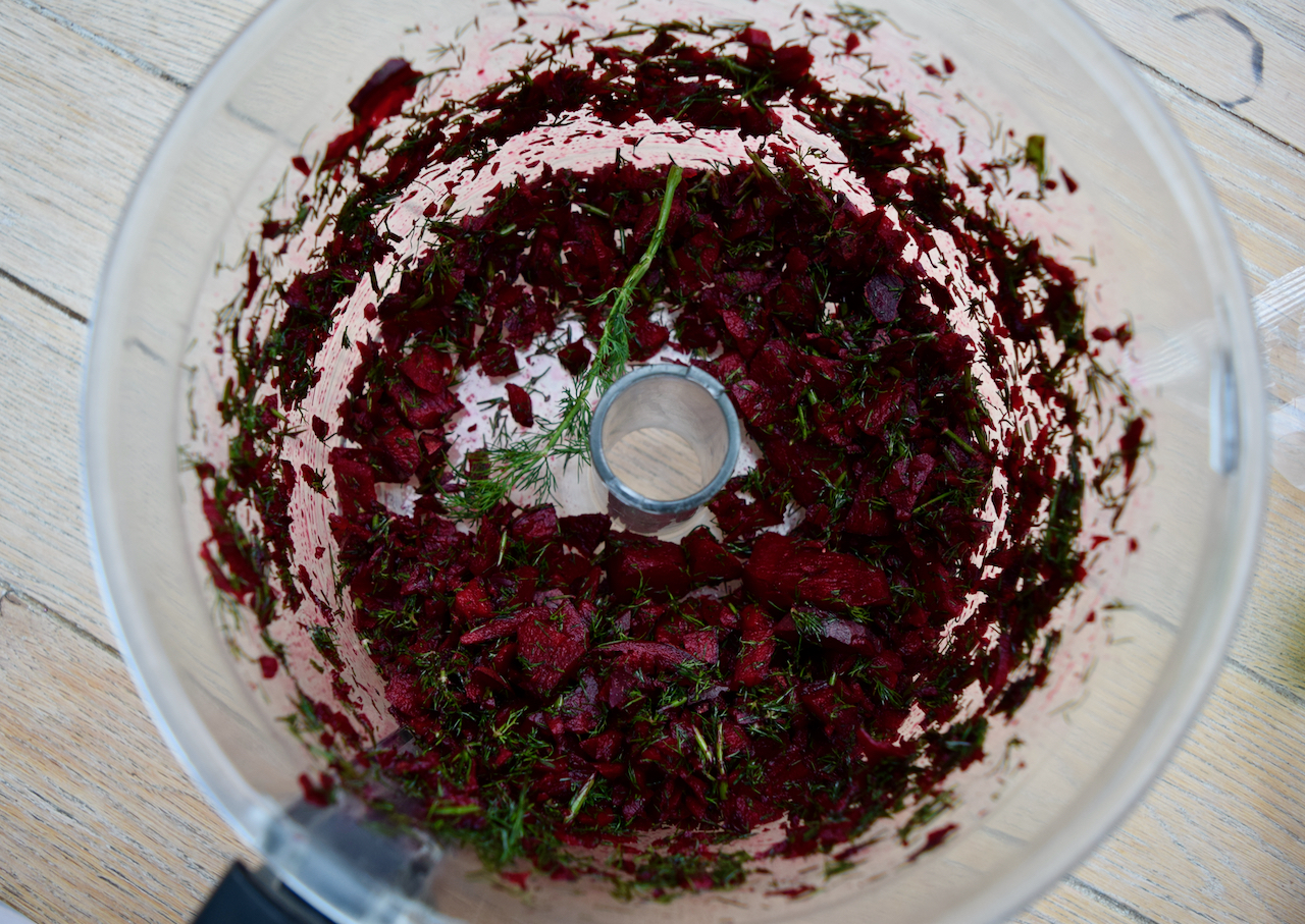 Beetroot Marinated Salmon recipe from Lucy Loves Food Blog