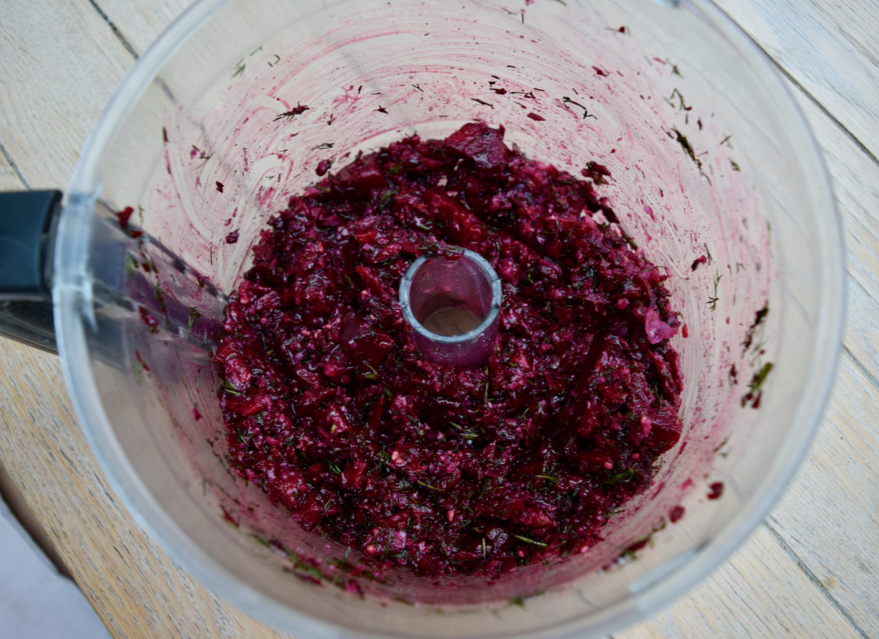 Beetroot Marinated Salmon recipe from Lucy Loves Food Blog