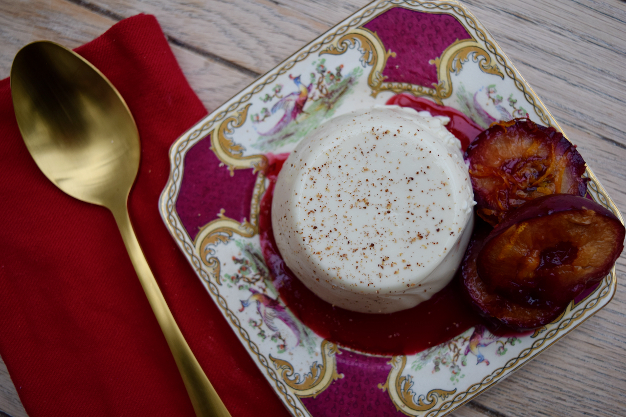 Eggnog Panna Cotta recipe from Lucy Loves Food Blog