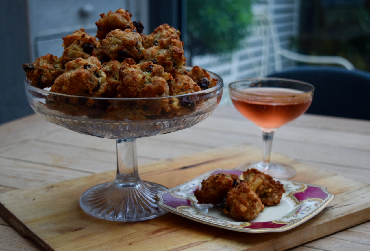 Cranberry and Blue Cheese Sausage Balls from Lucy Loves Food Blog