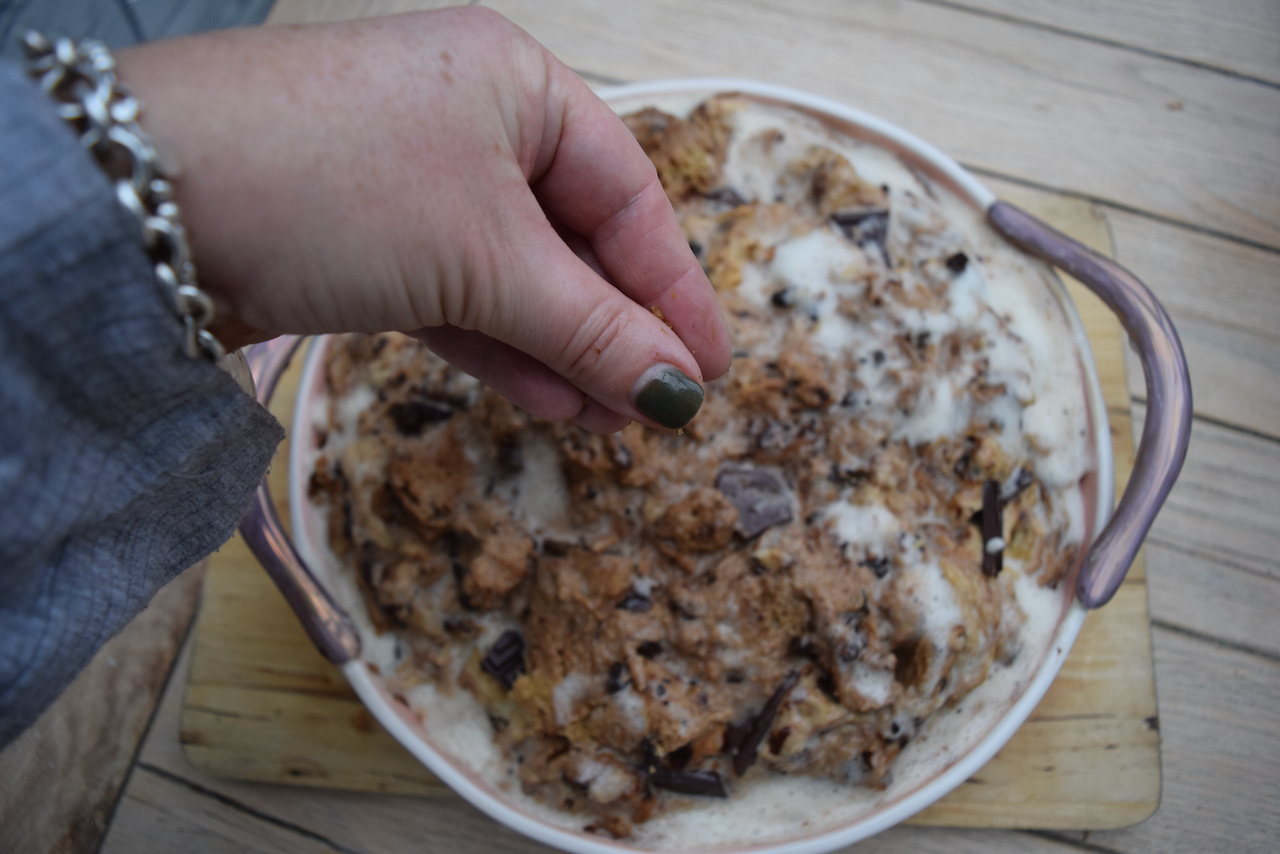 Panettone Bread and Butter Pudding recipe from Lucy Loves Food Blog