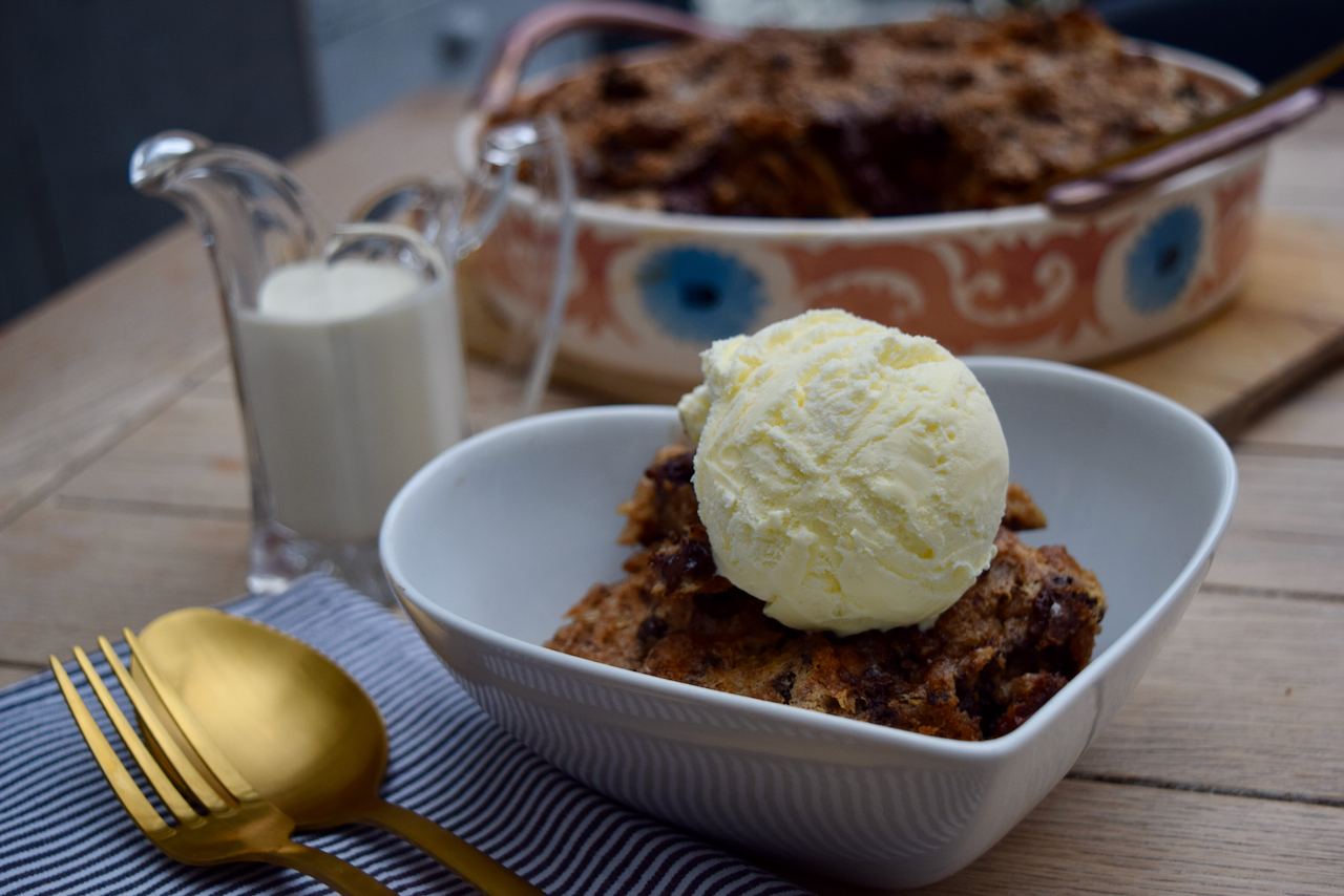 Panettone Bread and Butter Pudding recipe from Lucy Loves Food Blog