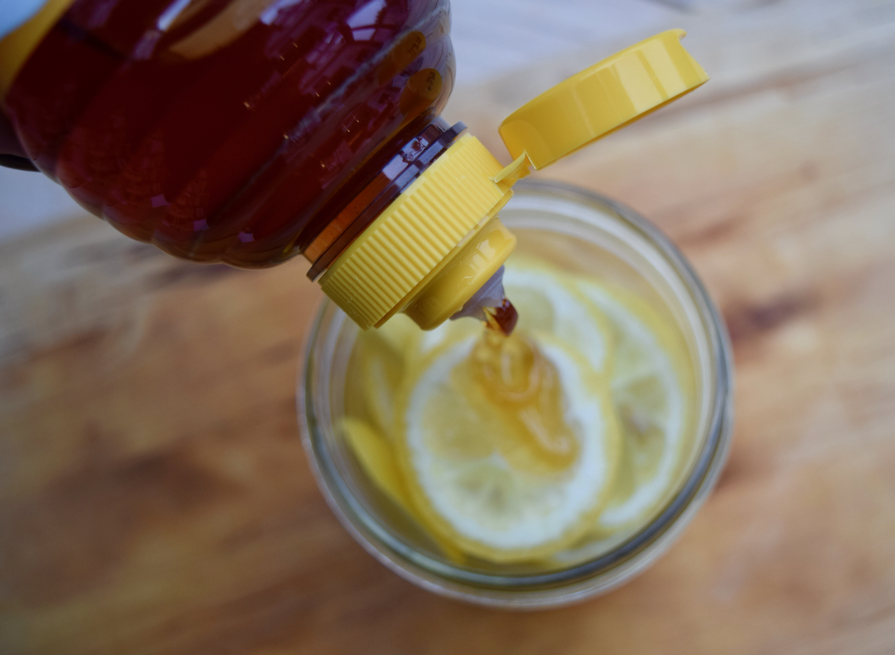 Hot Lemon, Honey and Ginger recipe from Lucy Loves Food Blog