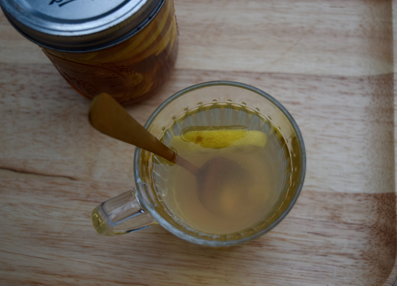Hot Lemon, Honey and Ginger recipe from Lucy Loves Food Blog
