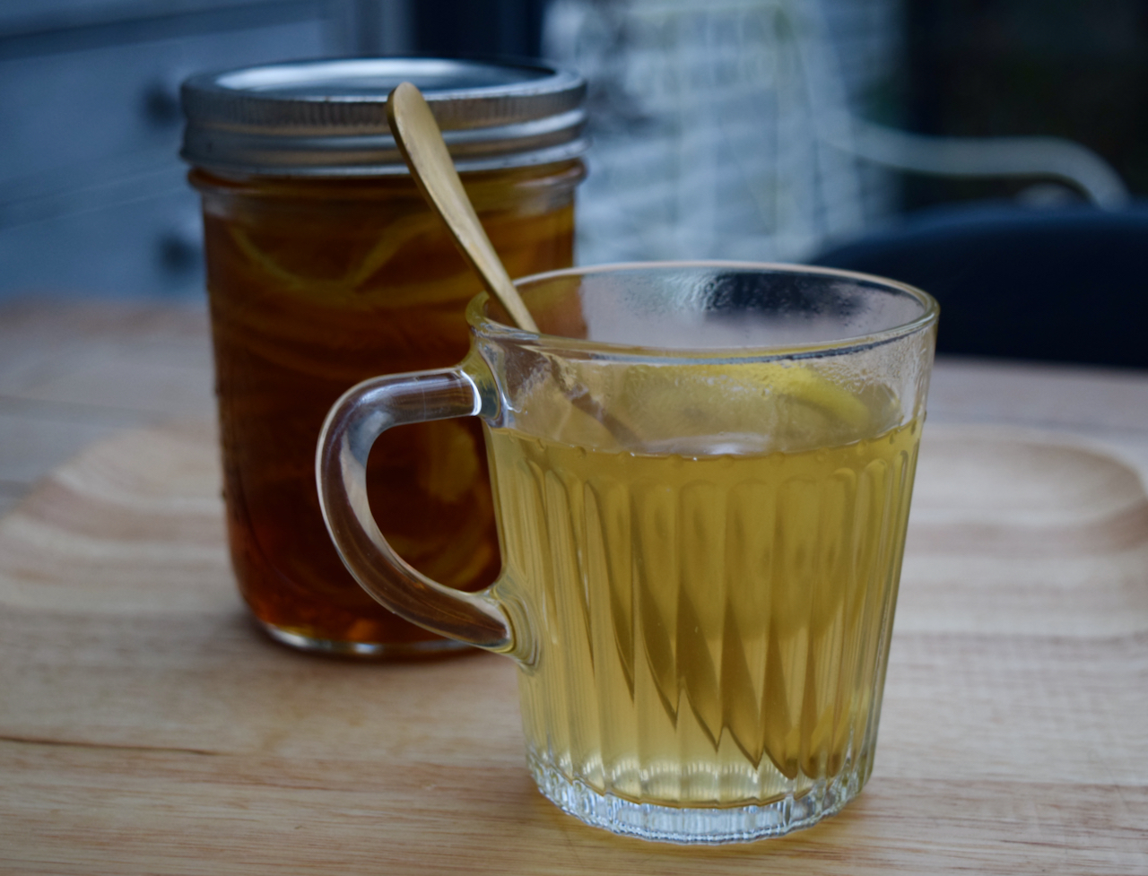 Hot Lemon, Honey and Ginger recipe from Lucy Loves Food Blog