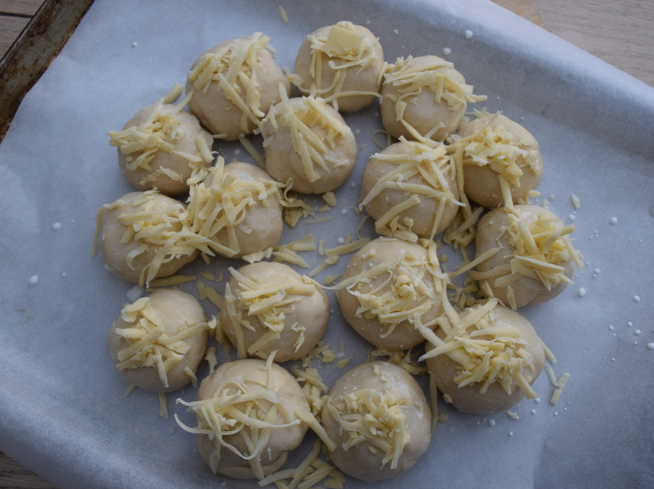 Cheese and Ham Dough Balls recipe from Lucy Loves Food Blog