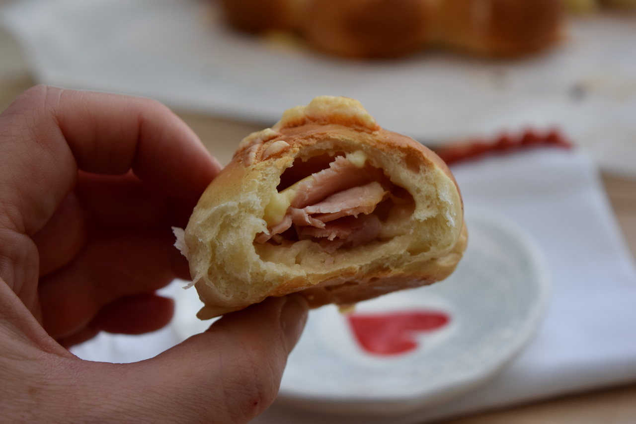 Cheese and Ham Dough Balls recipe from Lucy Loves Food Blog