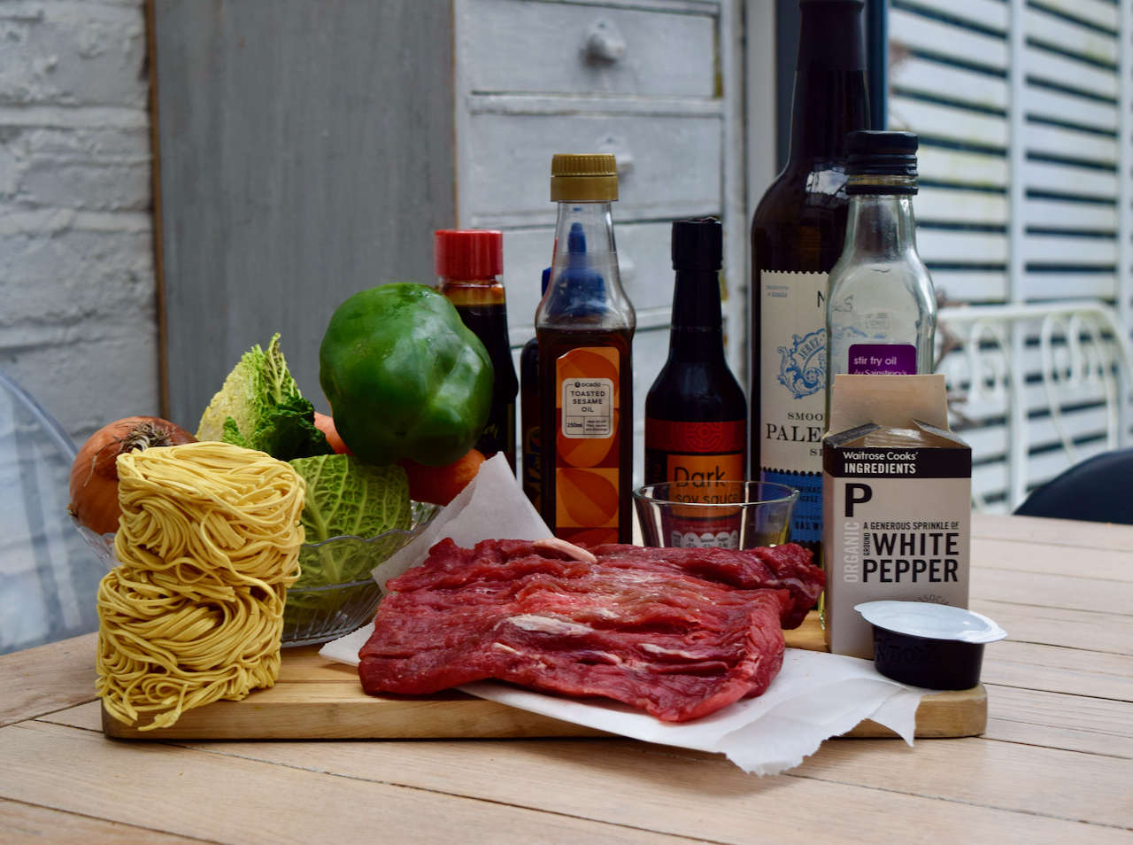 Beef Chow Mein recipe from Lucy Loves Food Blog