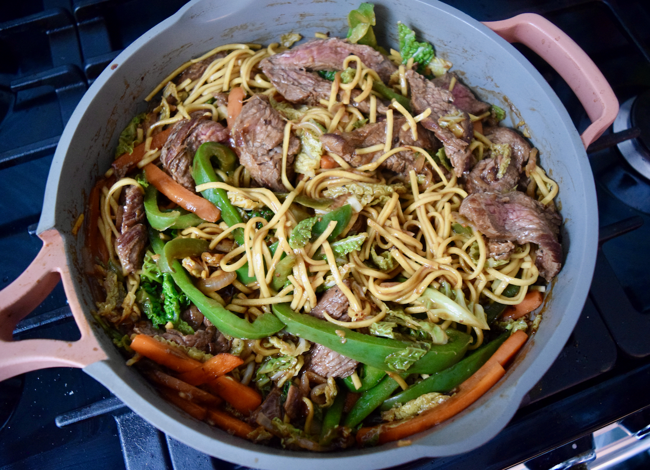 Beef Chow Mein recipe from Lucy Loves Food Blog