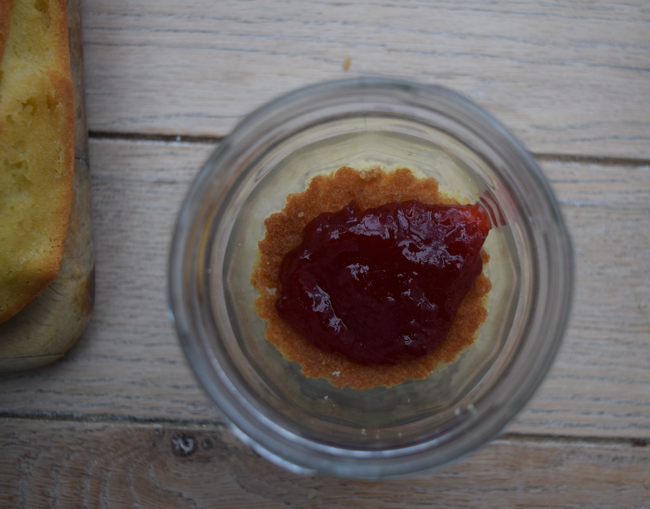 Victoria Sponge Cake Jars recipe from Lucy Loves Food Blog