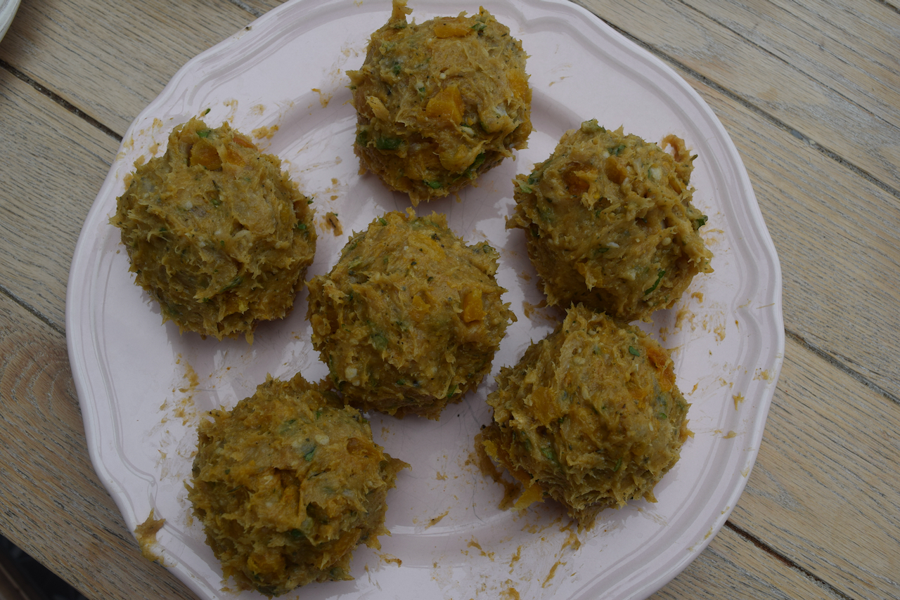 Coronation Chicken Scotch Eggs recipe from Lucy Loves Food Blog