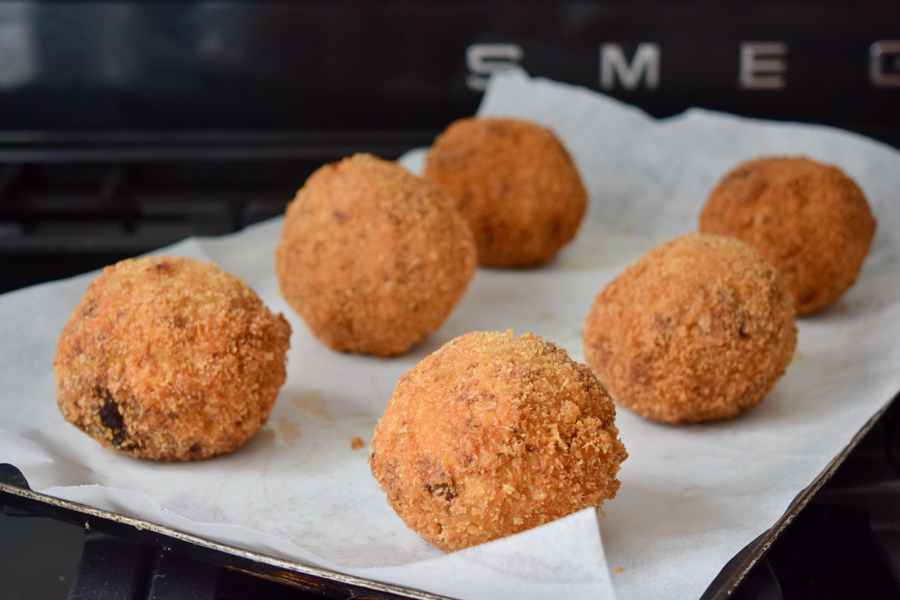 Coronation Chicken Scotch Eggs recipe from Lucy Loves Food Blog