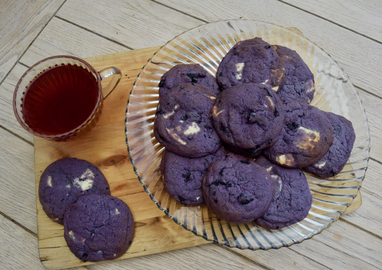 Soft Blueberry Cookies recipe from Lucy Loves Food Blog