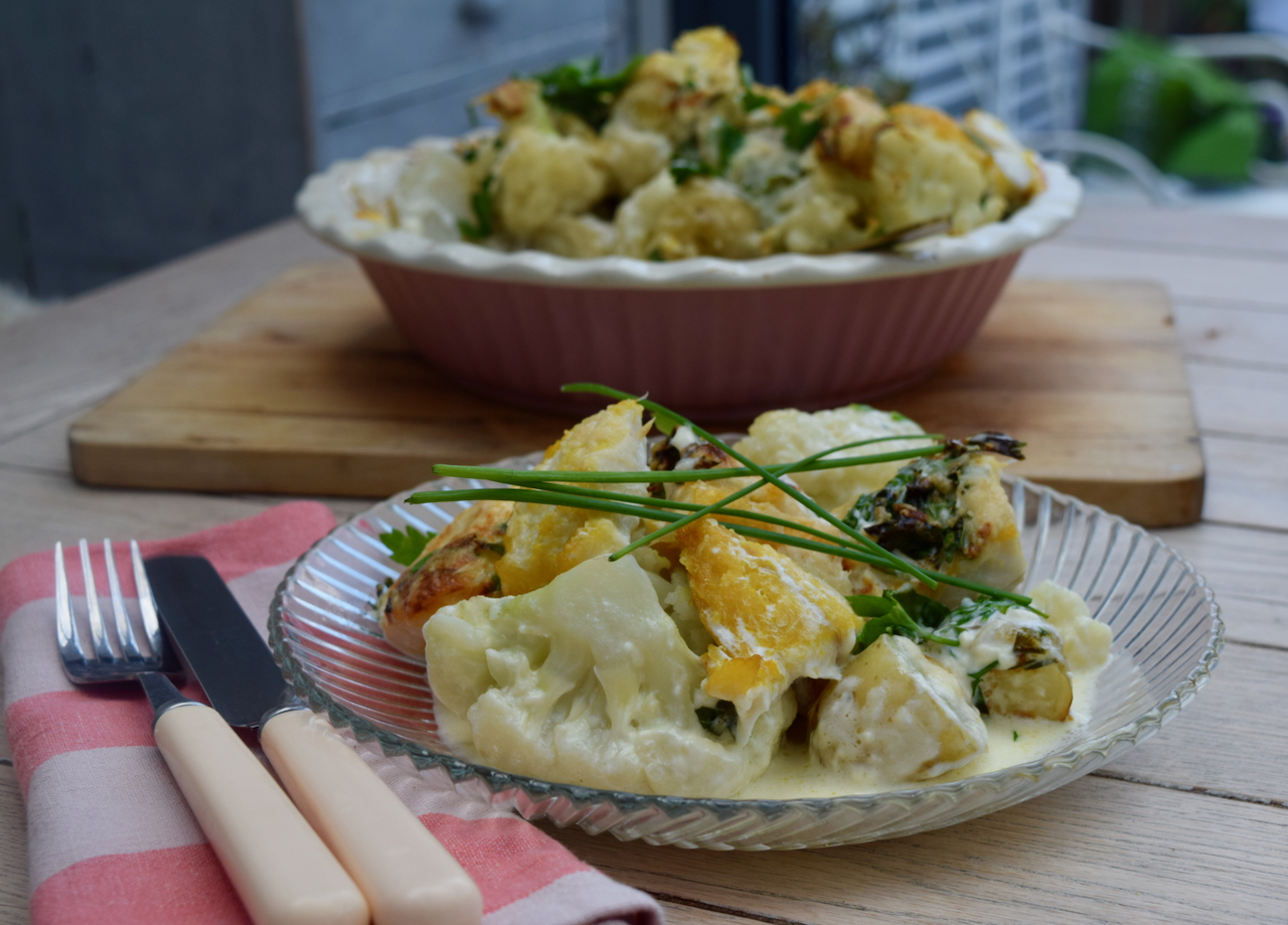 Smoked Haddock Cauliflower and Parmesan Gratin by Lucy Loves food blog