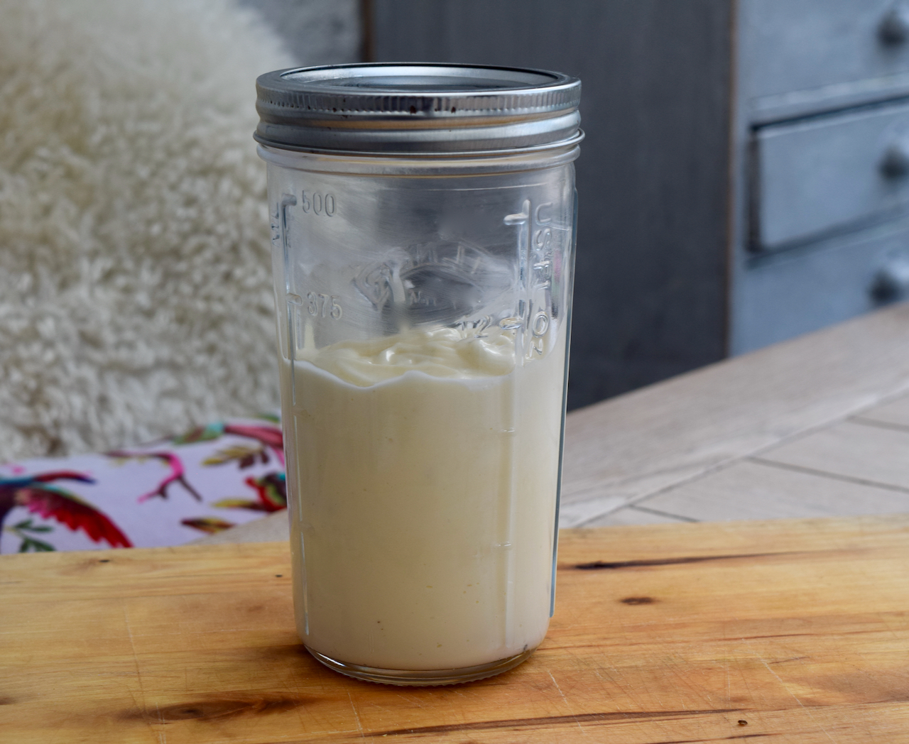 Quick Blender Mayonnaise recipe from Lucy Loves Food Blog