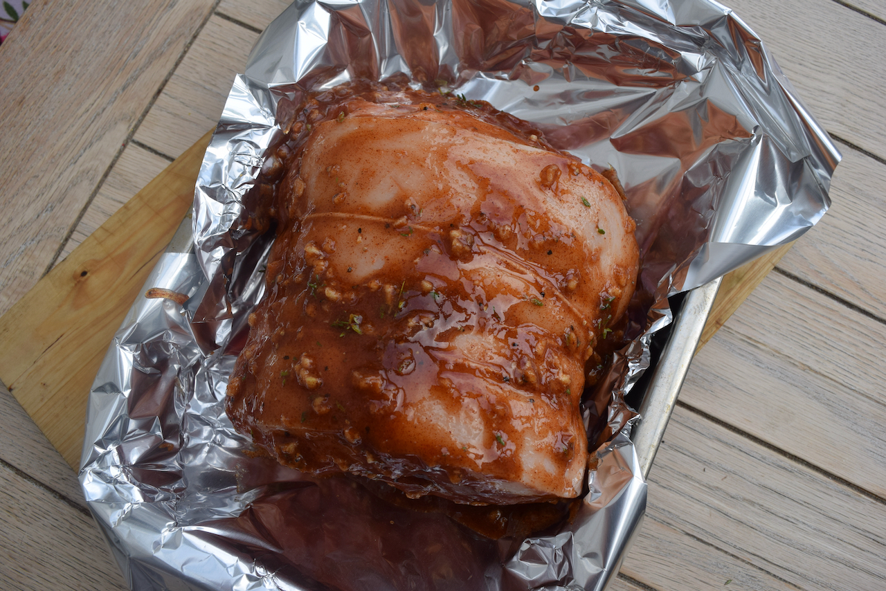 Overnight Slow Roast Pork recipe from Lucy Loves Food Blog